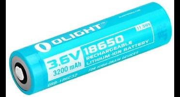Olight Oplaadbare batterij 18650 3200 mAh - 1 stuks