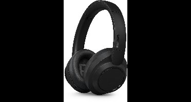 PHILIPS TAH6509BK Ruisonderdrukkende Over-Ear Wireless Bluetooth Headphones - Superieure gesprekskwaliteit, Geschikt voor Voice Assistant met tot 45 uur muziekafspeeltijd - Zwart