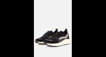 POSH by Poelman Sneakers zwart Synthetisch - Dames - Maat 41