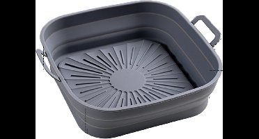 Opvouwbare vierkante Airfryer siliconen mal 17,5 cm
