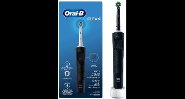 Oral-B Clean - Elektrische Tandenborstel - 3 Poetsprogramma's - Timer - Zwart