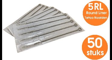 3RL Round Liner Tatoeage Naald Stick en Poke Tattoo/Handpoke Tattoo Naalden Ook Voor Tattoo Machine 50 stuks