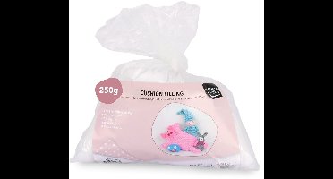 Vaessen Creative Kussenvulling - Vulling voor Knuffels - Polyester Vulmateriaal - 250g