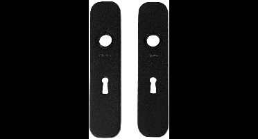 IVANA CLICSCHILD SLEUTELGAT 56 MM 190 MM MAT ZWART