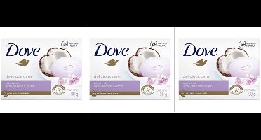 Dove Zeep Cocos & Jasmijnblaadjes 3 x 90 Gram