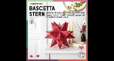 folia vouwbladen Bascetta-ster, blauw-transparant, 200 x 200 mm, 32 vel