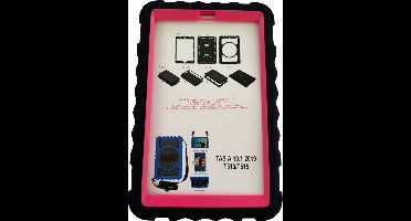 Samsung Galaxy Tab A 2019 T510/T515 10.1 zwart roze