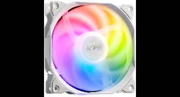 XPG VENTO R 120 ARGB PWM 3 Pack, White, Rifle Bearing, 120mm Fan, 4-Pin PWM, Speed: 300-1600 RPM, Max Air Flow: 65.33 CFM, Fan Noise: 24 dBA