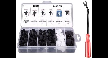 Auto Fastener Clip Gemengde Auto Body Push Retainer Pin Klinknagel Bumper Portierbekleding Sluiting Kit Auto Clips Doos of Zakverpakking
