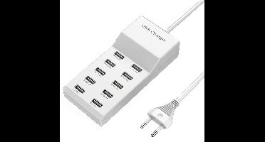 50W Stekkerdoos - Snellader Multipoort - 10 USB - Oplader, Adapter - 1m Verlengsnoer-Mobiele Telefoons & Tablets