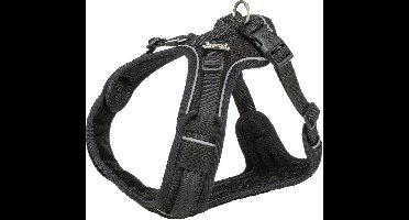 Trixie Premium Flexmesh - Hondentuig - Brede Borst - Zwart - M - 58-80X2 CM