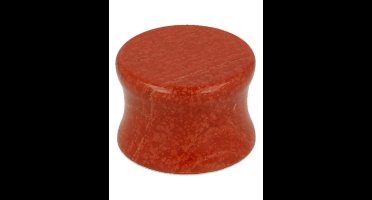 Plug Oorpiercing Jaspis Rood (16 mm)