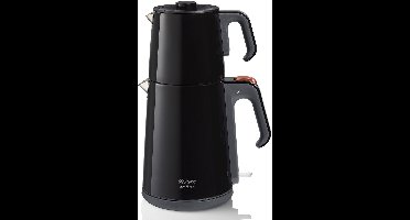 Arzum Elektrische Theepot AR3080-0100 | Zwart - 1.8L + 1.2L - Led-indicator - 360° basis - 1650 W