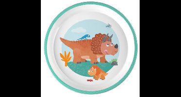 Haba kinderservies bord dino - melamine - dino thema - vaatwasserbestendig.