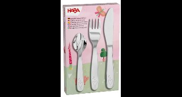 Haba kinderbestek prinses en paard - bestekset RVS voor kinderen.