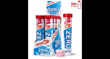 HIGH5 - ZERO Elektrolyten - Suikervrije Hydratatie Bruistabletten - Bessen Smaak - Displaydoos 8x20 Stuks - Met Elektrolyten voor Sport & Herstel