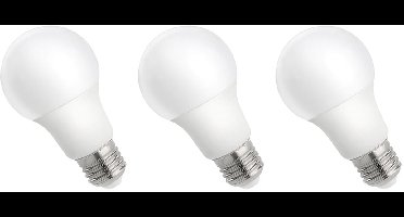 Spectrum LED Lamp E27 9W - 230V - 820 Lumen - 4000K Neutraal Wit - Natuurlijk Licht - Energiezuinig - 3 stuks