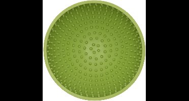 LickiMat Wobble - Hondenbak - Likmat / Anti-schrok / Slowfeeder voor Hond - Groen - 16 cm