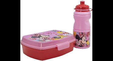 Picknickhouder met Fles Minnie Mouse CZ11278 380 ml 17 cm Plastic