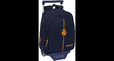 Schoolrugzak met Wielen Real Madrid C.F. 2nd Kit 24/25 Marineblauw 27 x 33 x 10 cm