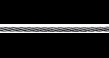 Staalkabel verzinkt – 5 mm – 6x7 + touwkern – per meter