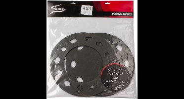 Fame FRF-G F-Ring Fat Set Grey 14" - Accessoire voor drumvellen
