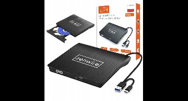 Zenwire Externe optische drive-Externe optische drive-USB 3.0-Plug & Play-CD/DVD-speler