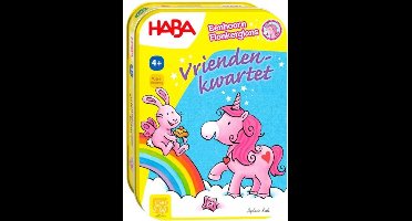 Spel - Eenhoorn flonkerglans - Vriendenkwartet - In blikje
