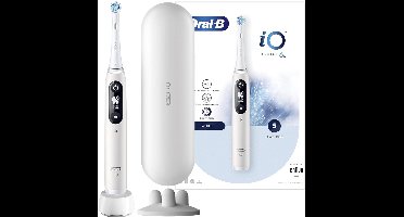 Oral-B iO Series 6 - Magnetische Tandenborstel - Wit - AI technologie - Kleurenscherm - 5 poetsmodi - Bluetooth app