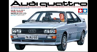 Tamiya Modelbouwpakket Auto - 24031 Audi Quattro - Coupé - Auto Plastic - 1:24 - Modelbouw