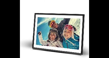 Digitale Fotolijst met Wifi - Fotolijsten - Frameo App - HD Kwaliteit - Zwart