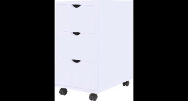 vidaXL - Ladekast - 33x45x60 - cm - wit