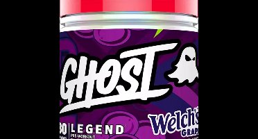 Ghost Legend Pre Workout - Pre-workout - Cafeïne, Bèta-Alanine, L-Citrulline - Welchs Grape - 630 gram (30 porties)