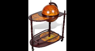 vidaXL - Globebar - vrijstaand - eucalyptushout