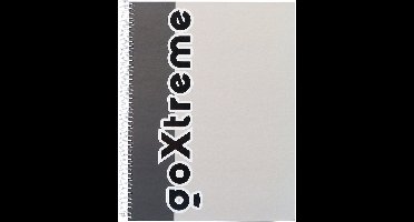 Kangaro collegeblok goXTREME - formaat A4 - met lijn - tekst zwart - 5 stuks