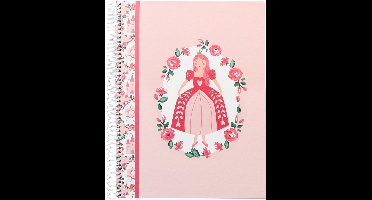 Kangaro collegeblok B'LOG PRINCESS - formaat A4 - met lijn - motief prinses - 5 stuks
