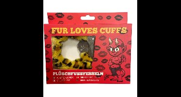 Love Cuffs - Gevoerd Leopard Panter Print Extra Zwaar 265 Gram ipv 60 Gram - Extra Lange Ketting