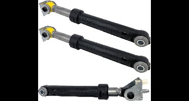 Schokbrekerset geschikt voor Miele wasmachines | 2 x 75N 1 x 120N | Hoogwaardig alternatief voor 09850882, 9850882 | Afmetingen: 175 mm h.o.h. (ingeschoven) | Made in Germany | Multaparts® huismerk