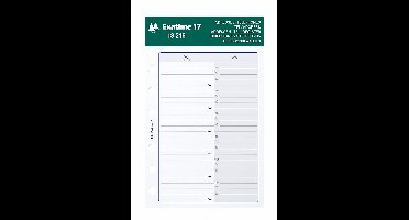 Exacompta - Adres- en Telefoonvervanger Exatime 17 - 47 Vellen - Wit