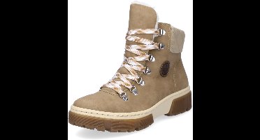 Rieker dames veterboot beige