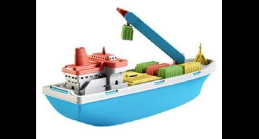 Basic Container vrachtschip - Boot speelgoed voor zwembad en zandbak - 40 cm