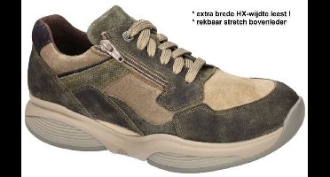 Xsensible -Heren - groen olijf - sneakers - maat 40