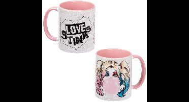 Batman Harley Quinn - Love Stinks Unisex Kop - meerkleurig - Standard