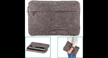Hama Laptop-sleeve "Cali", van 34 - 36 cm (13,3" - 14,1"), grijs