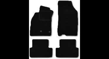 Mattastic® Automat - 4 Delig - Perfecte Pasvorm - Complete Set - Zwart - Geschikt voor Renault Megane III Station (2008-2016)