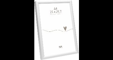Deknudt frames fotolijst S027D1 - zilver - aluminium - A4 - 21x29,7 cm