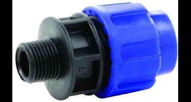PP PE Rohr Verschraubung Kupplung 25 x 1/2" AG