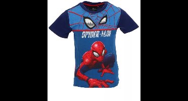 Spiderman Marvel T-shirt. Blauw multi. Maat 110 cm / 5 jaar