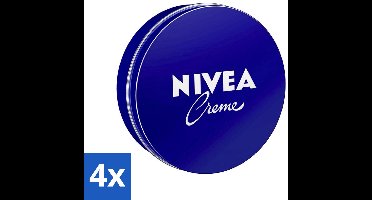NIVEA - Crèmeblik - Met Natuurlijke Oliën - Verzorgend - 150 ml - Voordeelverpakking - 4 stuks