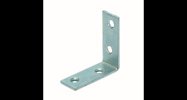 Stoelhoek – 40x40 mm – verzinkt staal – per 4 stuks – hoekanker – montagehoek
